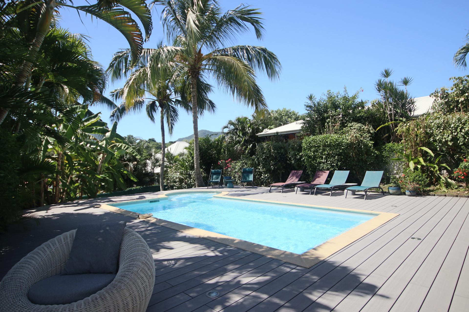 1 Location villa piscine le diamant Martinique_piscine